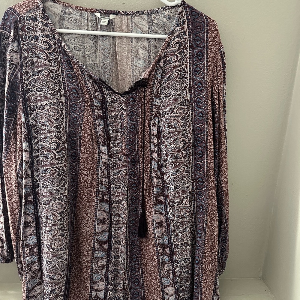 Sonoma Multicolor Patterned Top